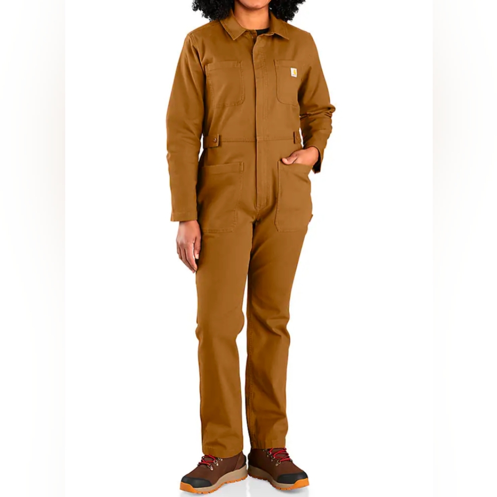 Carhartt Women's Coveralls Relaxed Fit Rugged Flex Size S 4-6